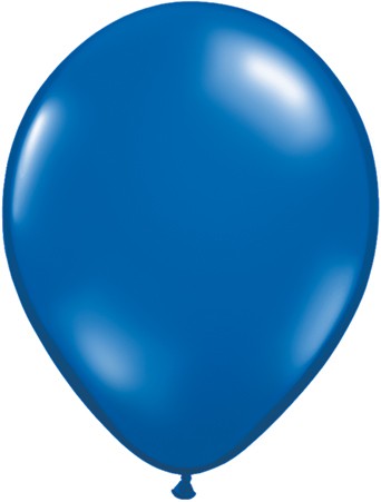 Qualatex Jewel Sapphire Blue (Blau) 27,5cm 11" Latex Luftballons