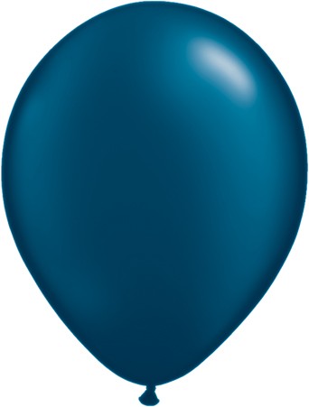 Qualatex Pearl Midnight Blue (Blau) 12,5cm 5" Latex Luftballons