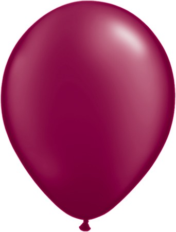 Qualatex Pearl Burgundy (Rot) 27,5cm 11" Latex Luftballons