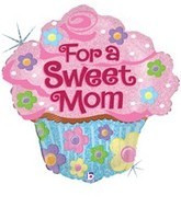 Muffin For a Sweet Mom Folienballon 68cm 27"