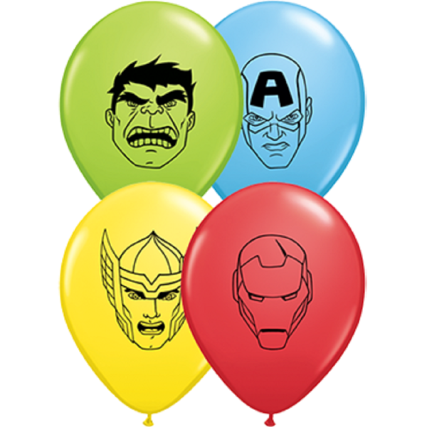 Marvel's Avengers Assemble 12,5cm 5" Latex Luftballons Qualatex