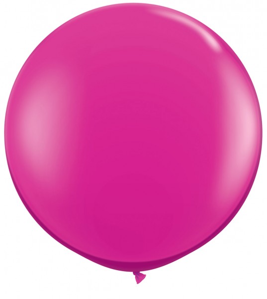 Qualatex Jewel Magenta (Pink) 90cm 36" Latex Riesenluftballons