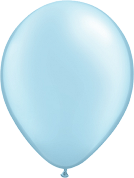 Qualatex Pearl Light Blue (Blau) 40cm 16" Latex Luftballons