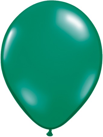 Qualatex Jewel Emerald Green (Grün) 27,5cm 11" Latex Luftballons