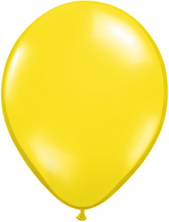 Qualatex Jewel Citrine Yellow (Gelb) 12,5cm 5" Latex Luftballons