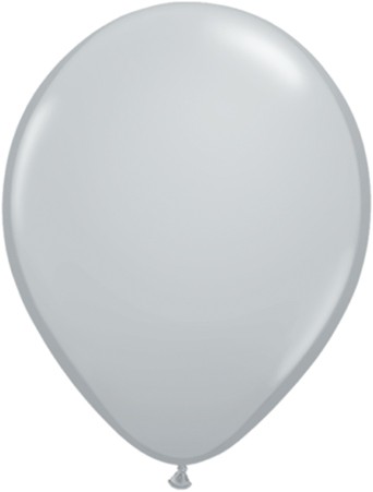 Qualatex Fashion Grey Grau 27,5cm 11" Latex Luftballons