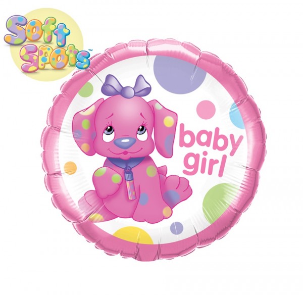 Baby Girl / Beauty Spot Folienballon - 45cm 18"