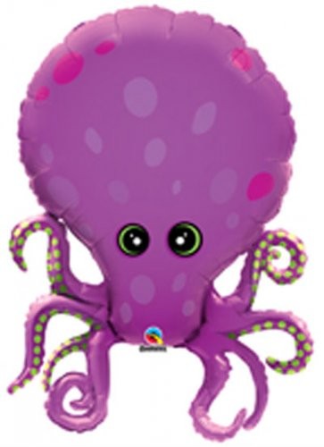 Octopus Folienballon - 87,5cm 35"