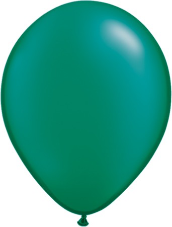 Qualatex Pearl Emerald Green Smaragdgrün 27,5cm 11" Latex Luftballons