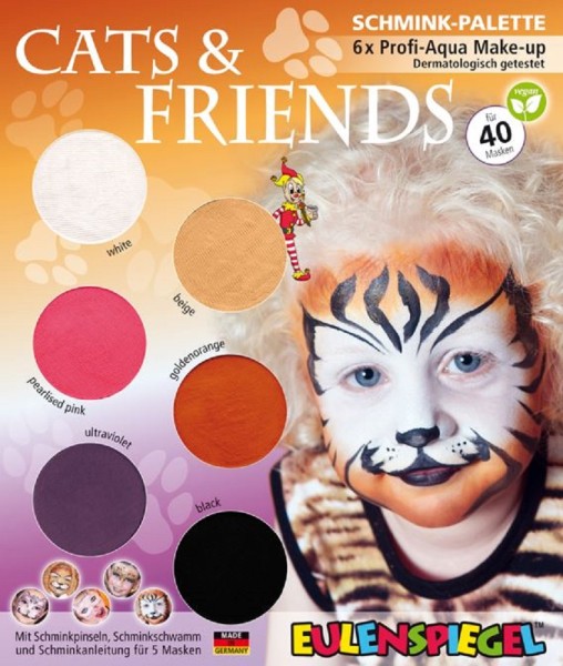 Eulenspiegel Schmink-Palette Cats and Friends