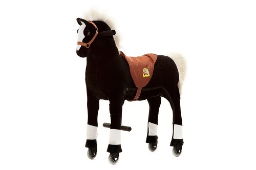 Animal Riding Pferd Maharadscha - schwarz Medium