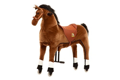 Animal Riding Pferd Amadeus - braun / X-Large