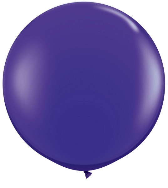 Qualatex Jewel Quartz Purple (Lila) 90cm 36" Latex Riesenluftballons