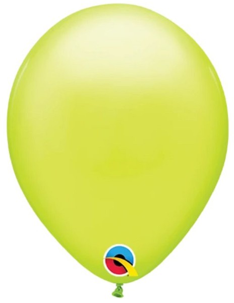 Qualatex Fashion Chartreuse 12,5cm 5 Inch Latex Luftballons Grün