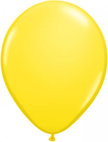 Qualatex Standard Yellow (Gelb) 12,5cm 5" Latex Luftballons