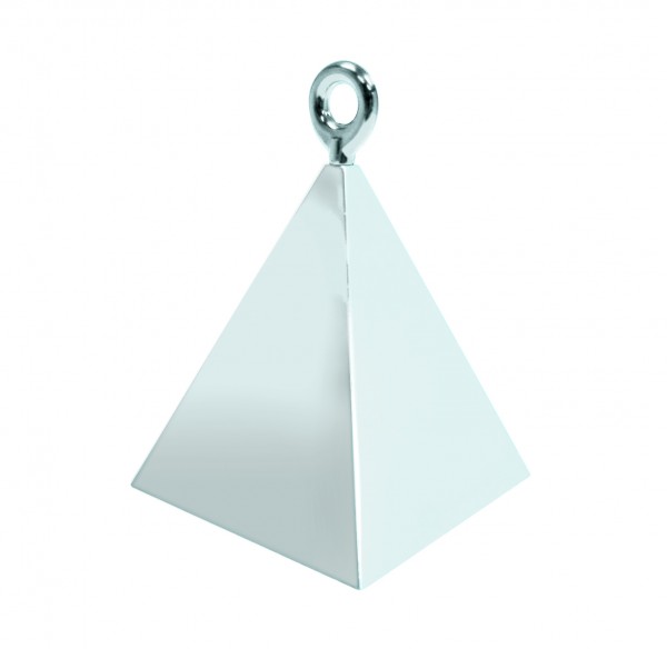 Silber Pyramiden Luftballon Gewicht