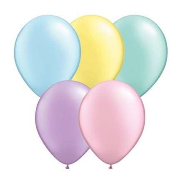 Qualatex Pastel Pearl Assortment 12,5cm 5 Inch Latex Luftballons