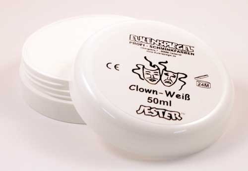 Eulenspiegel Clown Weiß 50 ml