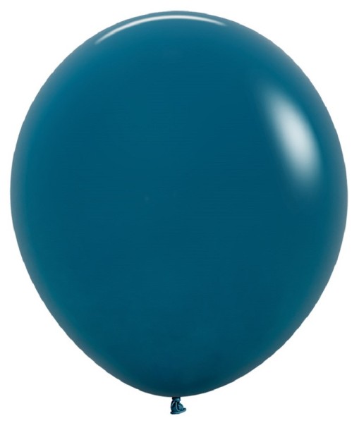 Sempertex 035 Fashion Deep Teal 45cm 18 Inch Latex Luftballons Blaugrün