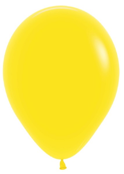 Sempertex 020 Fashion Yellow 23cm 9 Inch Latex Luftballons Gelb