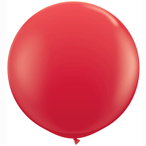 Qualatex Standard Red (Rot) 90cm 36" Latex Riesenluftballons