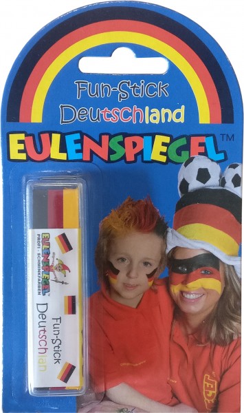 Eulenspiegel Fun Stick Schwarz, Rot & Gelb (Deutschland)