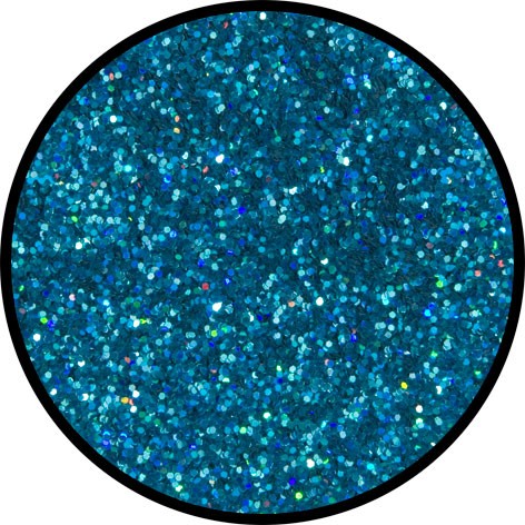 12 g Holographischer Streu Glitzer Blau Juwel
