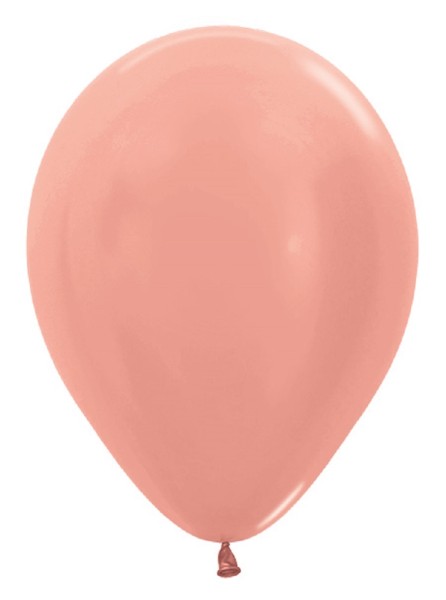 Sempertex 568 Metallic Rose Gold 12,5cm 5" Latex Luftballons