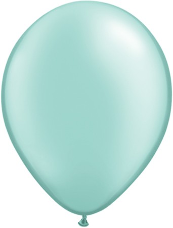 Qualatex Pearl Mint Green (Grün) 27,5cm 11" Latex Luftballons