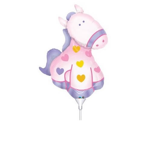 Mini Folienballon Soft Pony Pink 35cm 14"