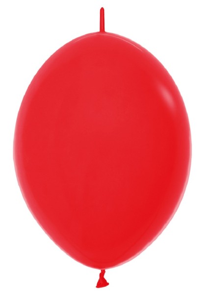 Link o Loon 015 Fashion Red (Rot) 30cm 12" Latex Luftballons Sempertex