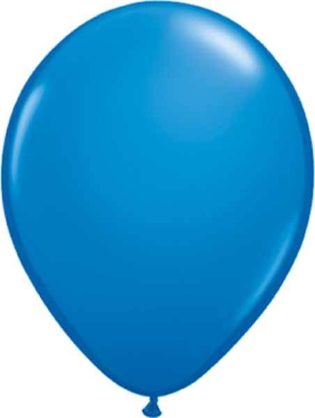 Qualatex Standard Dark Blue (Dunkelblau) 40cm 16" Latex Luftballons