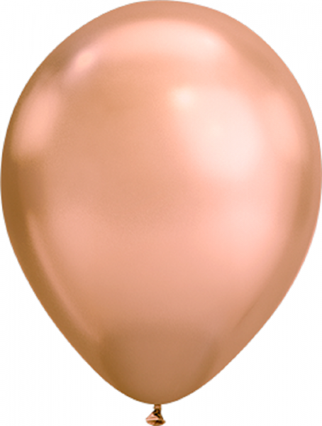 Qualatex Chrome Rose Gold 18cm 7'' Latex Luftballons