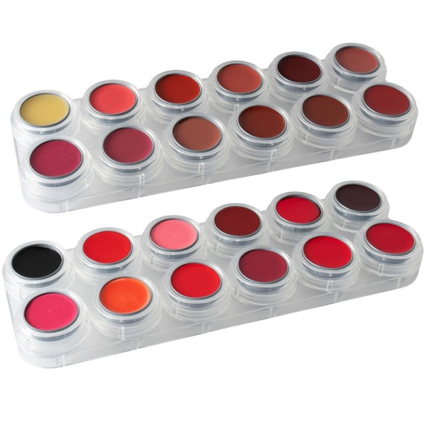 Grimas Lipstick Pure LK(LB+LF) Palette - 24 x 2,5ml
