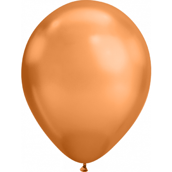 Qualatex Chrome Copper (Kupfer) 18cm 7'' Latex Luftballons