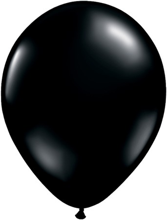 Qualatex Fashion Onyx Black (Schwarz) 27,5cm 11" Latex Luftballons