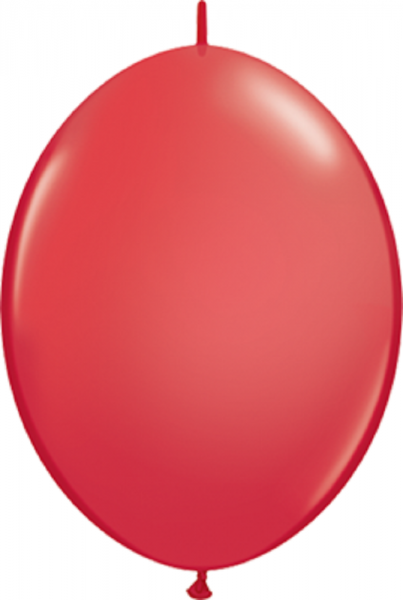 QuickLink Standard Red (Rot) 15cm 6" Latex Luftballons Qualatex