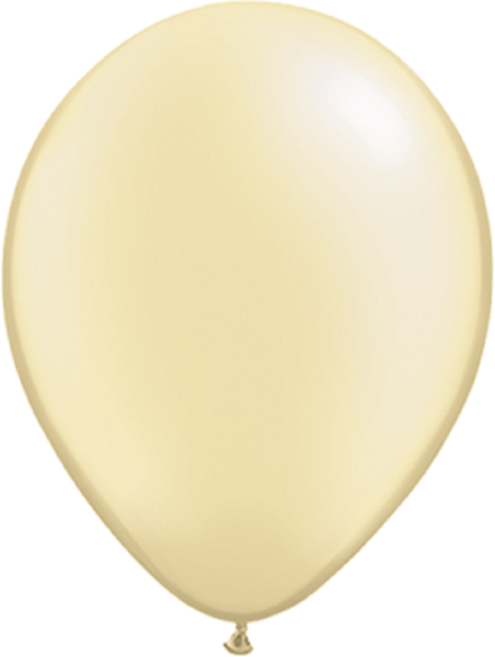 Qualatex Pearl Ivory (Elfenbein) 40cm 16" Latex Luftballons