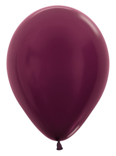 Sempertex 518 Metallic Burgundy (Rot) 12,5cm 5" Latex Luftballons