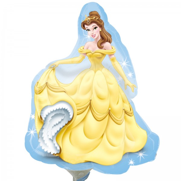 Mini Folienballon Prinzessin Belle Disney Die Schöne und das Biest 35cm 14"