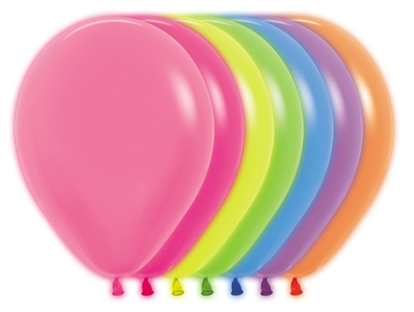 Sempertex 200 Neon Assortment 23cm 9 Inch Latex Luftballons
