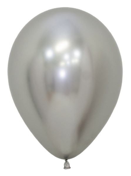 Sempertex 981 Reflex Silver (Silber) 30cm 12" Latex Luftballons