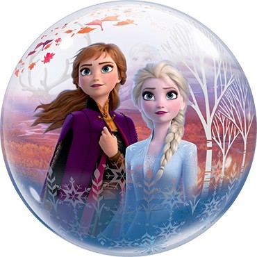 Qualatex Bubble Frozen 2 Disney 22" 56cm Luftballon