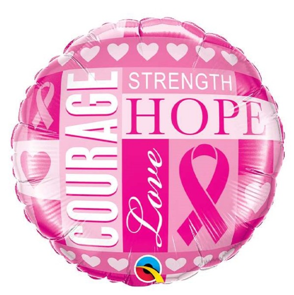 Breast Cancer Inspiration Folienballon 46cm 18 Inch Brustkrebs