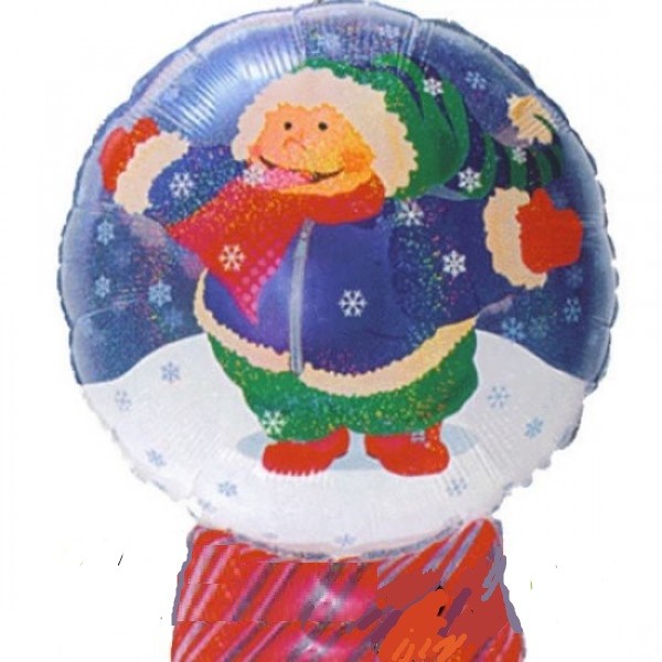 Kind in Schneekugel Folienballon 66cm 26"
