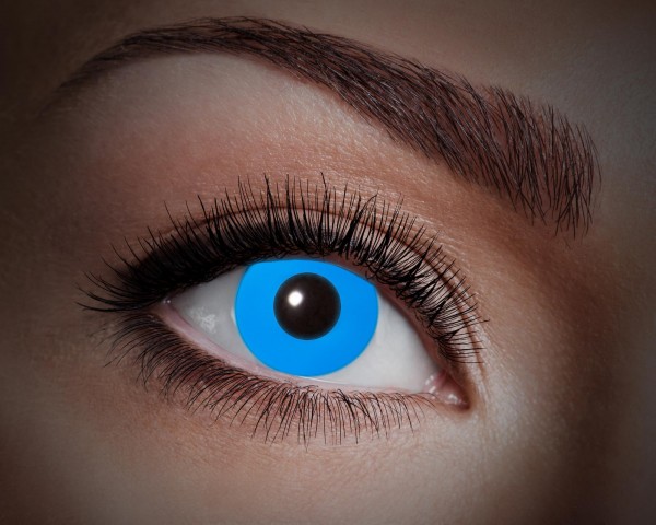 Eyecatcher UV Flash 1 Monatslinsen Flash blue