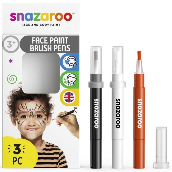 Snazaroo Pinselstift Set Halloween Brush Pen Halloween Pack
