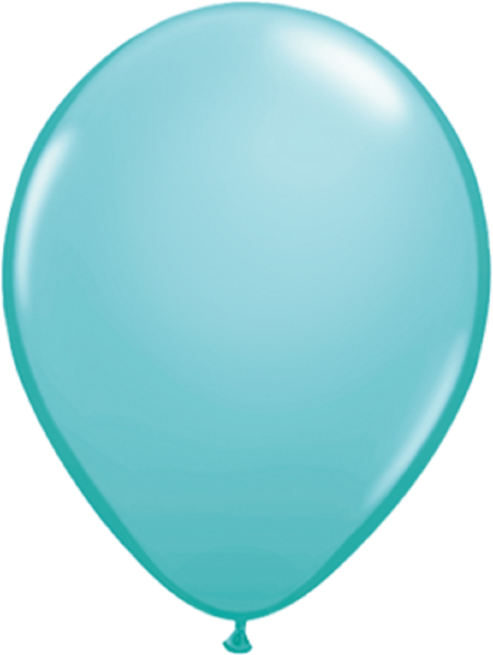 Qualatex Fashion Caribbean Blue (Blau) 40cm 16" Latex Luftballons