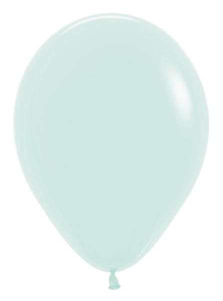 Sempertex 630 Pastel Matte Green (Grün) 12,5cm 5" Latex Luftballons