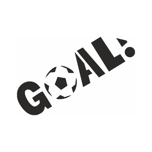 Selbstklebe Schablone Goal Eulenspiegel